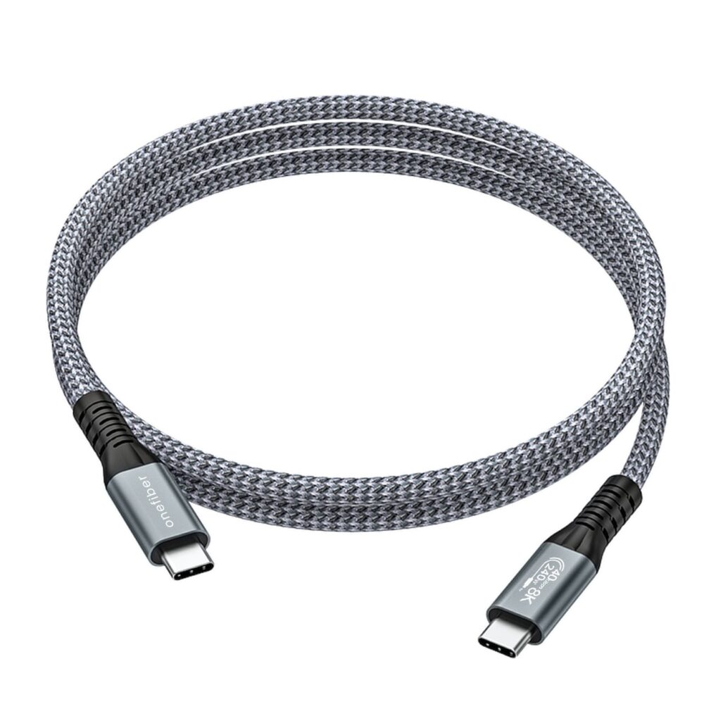Kabel USB 4 Thunderbolt 3/4 Type-C Male to Type-C Male 40 Gbps 240W PD PPS Display Output 8K@60Hz - Image 2