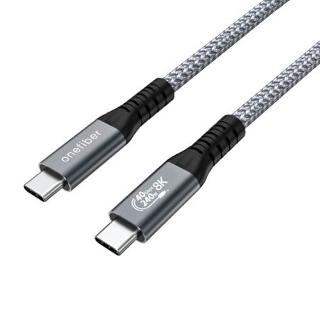 Kabel USB 4 Thunderbolt 3/4 Type-C Male to Type-C Male 40 Gbps 240W PD PPS Display Output 8K@60Hz