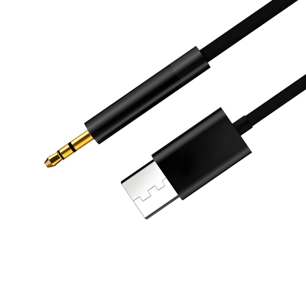 Kabel USB Type-C Male to Audio Aux 3.5mm TRS Male