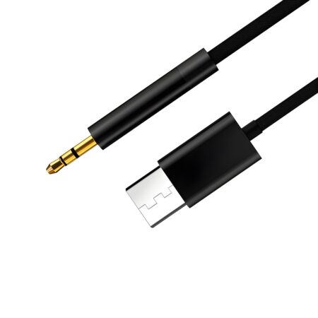 Kabel USB Type-C Male to Audio Aux 3.5mm TRS Male