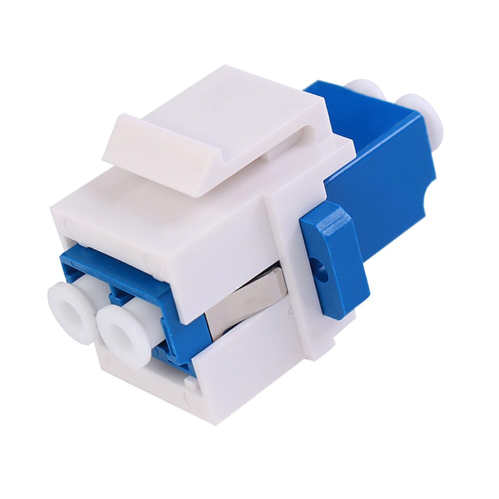 Coupler Keystone Jack Fiber Optic LC/LC Duplex