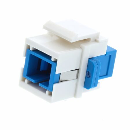 Coupler Keystone Jack Fiber Optic SC/SC Single Mode Simplex