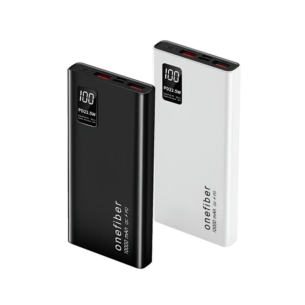 Power Bank 10000 mAh Quick Charge PD 3.0 PPS 22.5W LED Panel