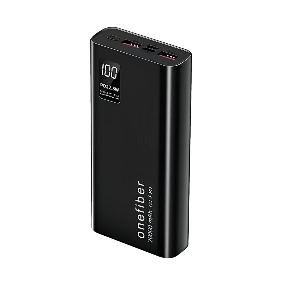 Power Bank 20000 mAh Quick Charge PD 3.0 PPS 22.5W LED Panel - Image 3