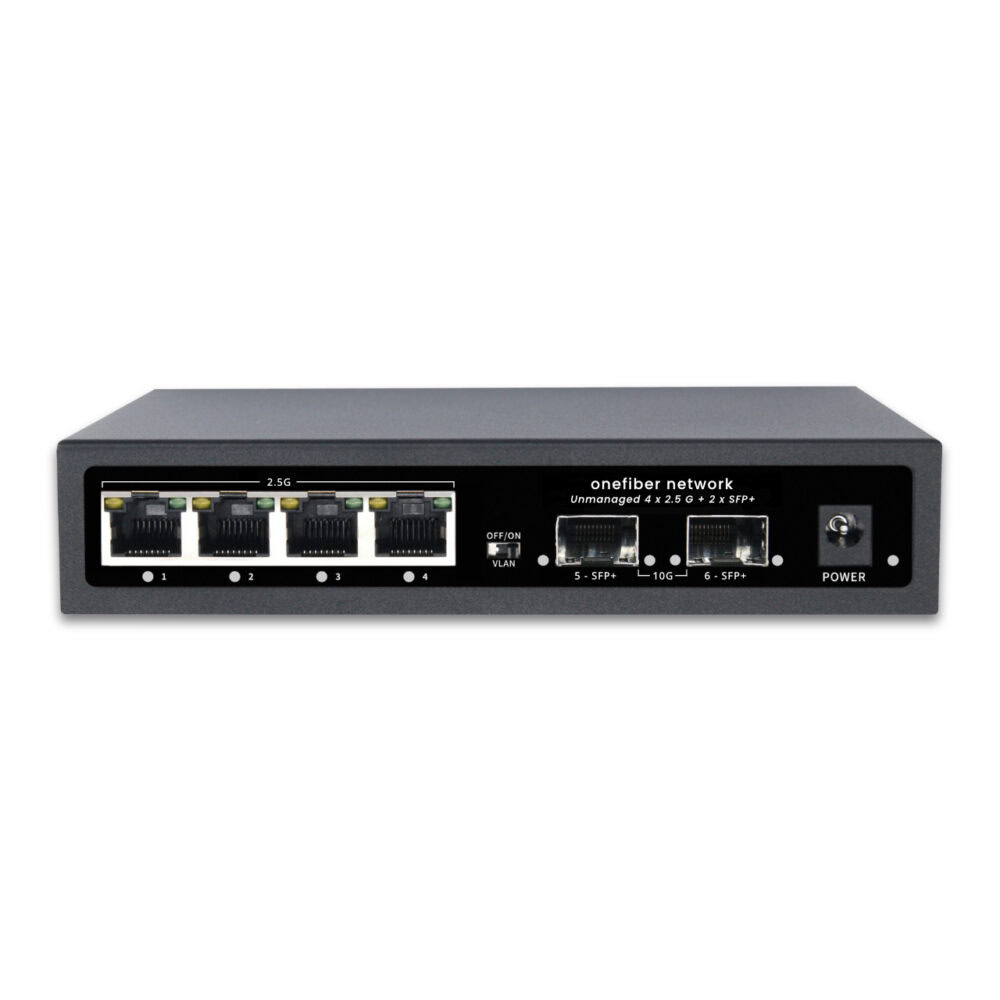 Desktop Network Switch 4 x 2.5 Gbps RJ45 + 2 x 10 Gbps SFP+