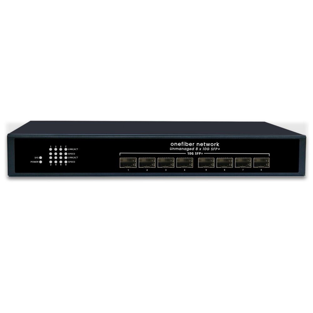 Desktop / Rackmount Network Switch 8 x 10 Gbps SFP+