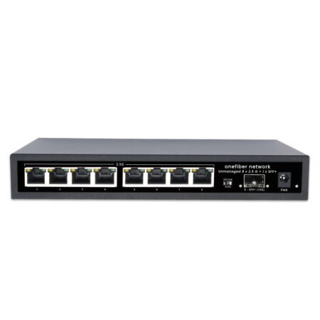 Desktop Network Switch 8 x 2.5 Gbps RJ45 + 1 x 10 Gbps SFP+