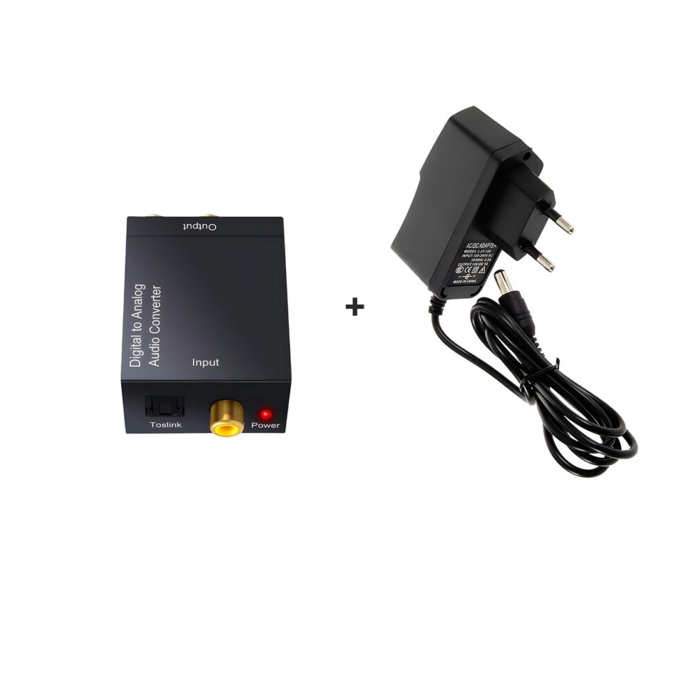 Coaxial / Optical Audio to RCA Digital to Analog Audio Converter (DAC)