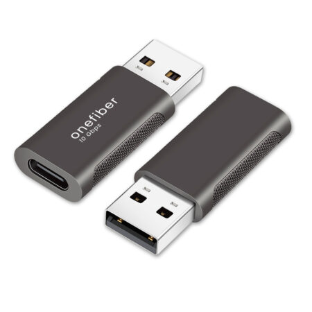Type-C Female to USB-A Male 10Gbps 60W Converter