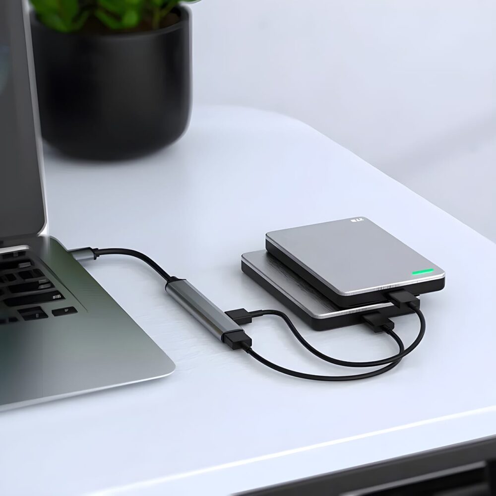 USB Hub OTG USB-A to 4 Port USB-A - Image 2