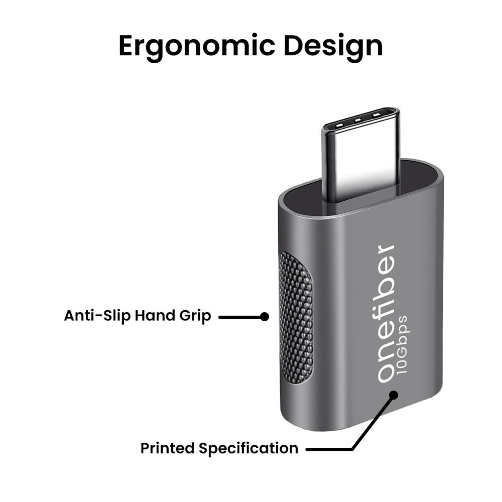 USB-A Female to Type-C Male 10Gbps 60W Converter - Image 3